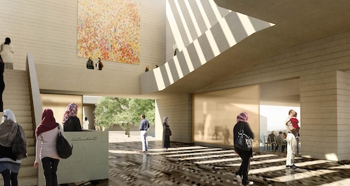 The museum will include exhibits on Palestinian culture, society and history of Palestine. Photo: henninglarsen.com 